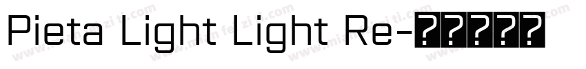 Pieta Light Light Re字体转换